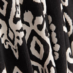Monochrome Ethnic Print Viscose Bambula - Ribes y Casals