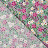 Grey Wild Garden Cotton Poplin - Ribes y Casals