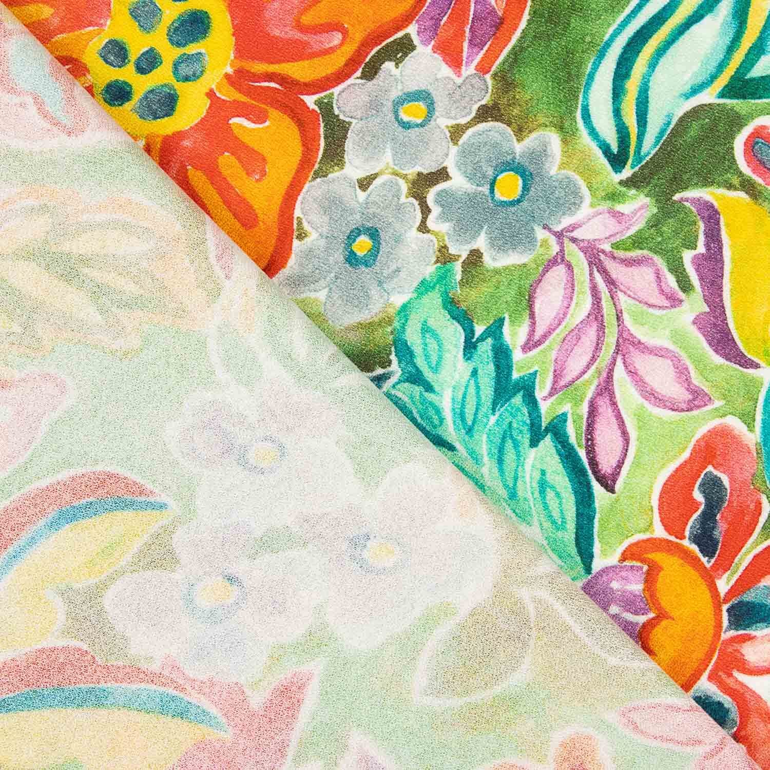 Bohemian Garden Printed Crepe Viscose - Ribes y Casals