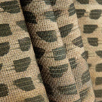 Linen and Jute Botanical Print Green - Ribes y Casals