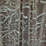 Tulle Nude Rhinestones Silver Rhinestones - Ribes y Casals