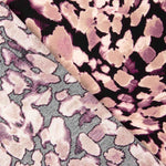 Bruma Crepe Viscose – Mauve and Blush Print - Ribes y Casals