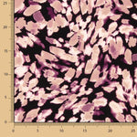 Bruma Crepe Viscose – Mauve and Blush Print - Ribes y Casals