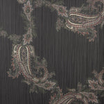 Nocturnal Paisley Crinkled Chiffon - Ribes y Casals