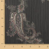 Nocturnal Paisley Crinkled Chiffon - Ribes y Casals