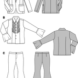 Patrón Burda 2374 Años Setenta - Ribes y Casals