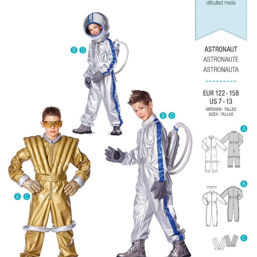 Patrón Burda 2379 Astronauta - Ribes y Casals