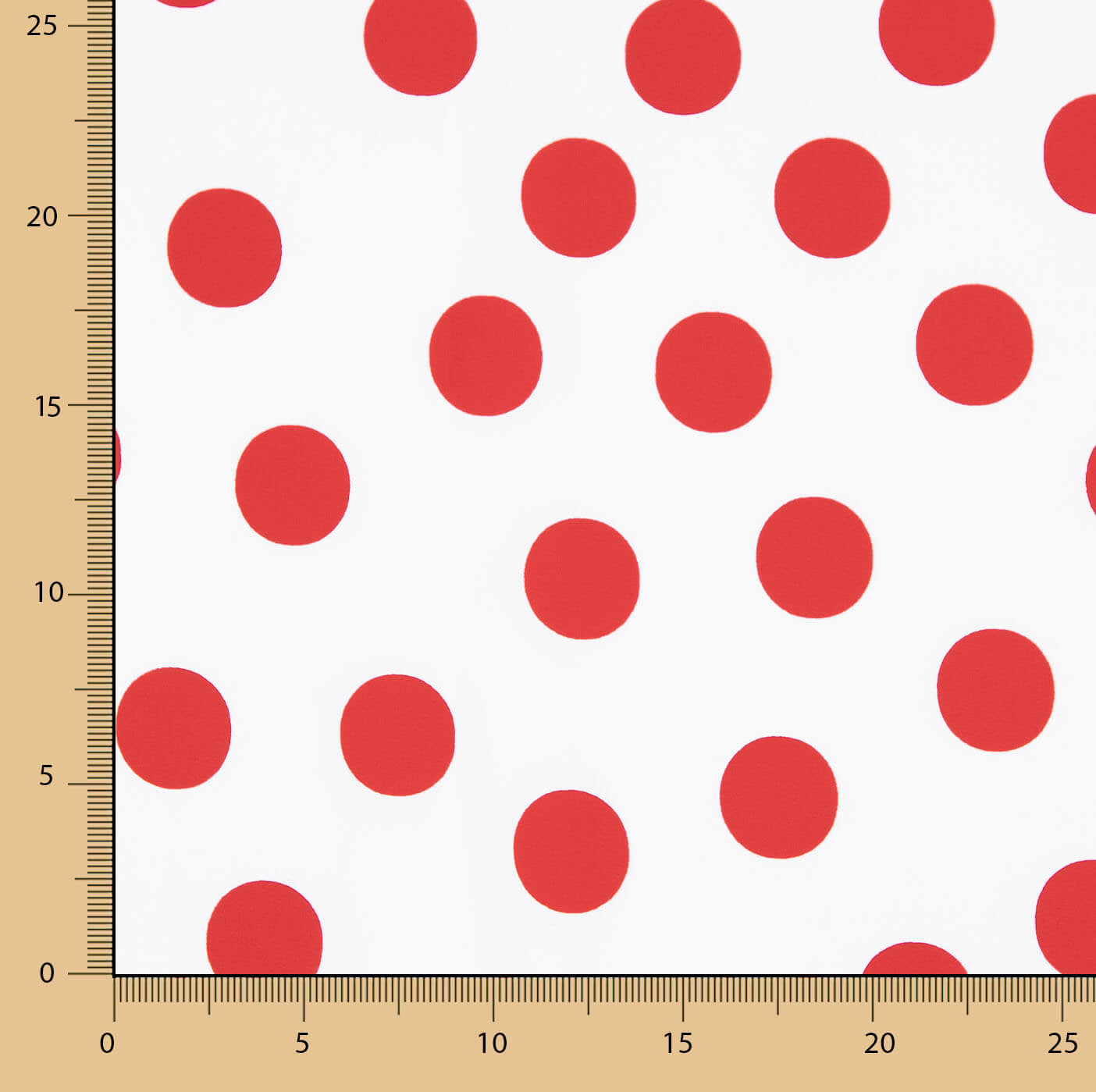 Koshibo Polka Dots 33mm White-Red - Ribes y Casals