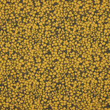 Floral Retro Mustard Viscose Crepe - Ribes y Casals