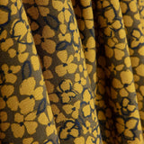 Floral Retro Mustard Viscose Crepe - Ribes y Casals