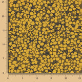 Floral Retro Mustard Viscose Crepe - Ribes y Casals