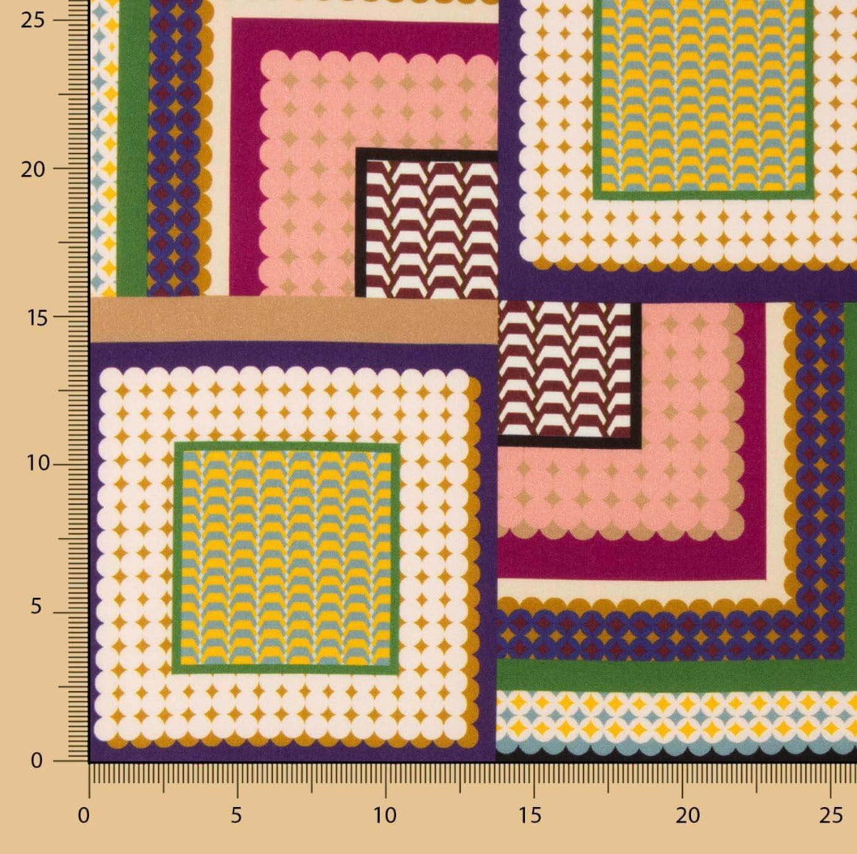 Pop Geometry Flat Viscose - Ribes y Casals