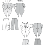 Patrón Burda 2414 Payaso y Pingüino Infantil - Ribes y Casals