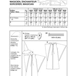 Patrón Burda 2483 Mago - Ribes y Casals