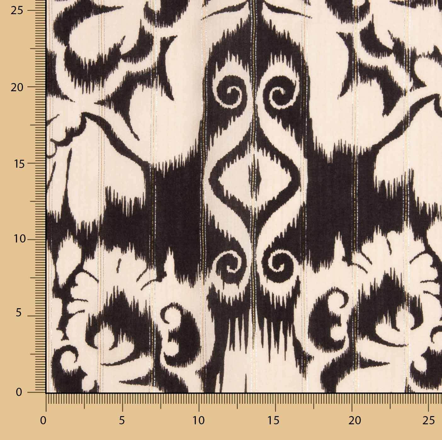 Viscose Lurex Ikat Elegance Voile - Ribes y Casals