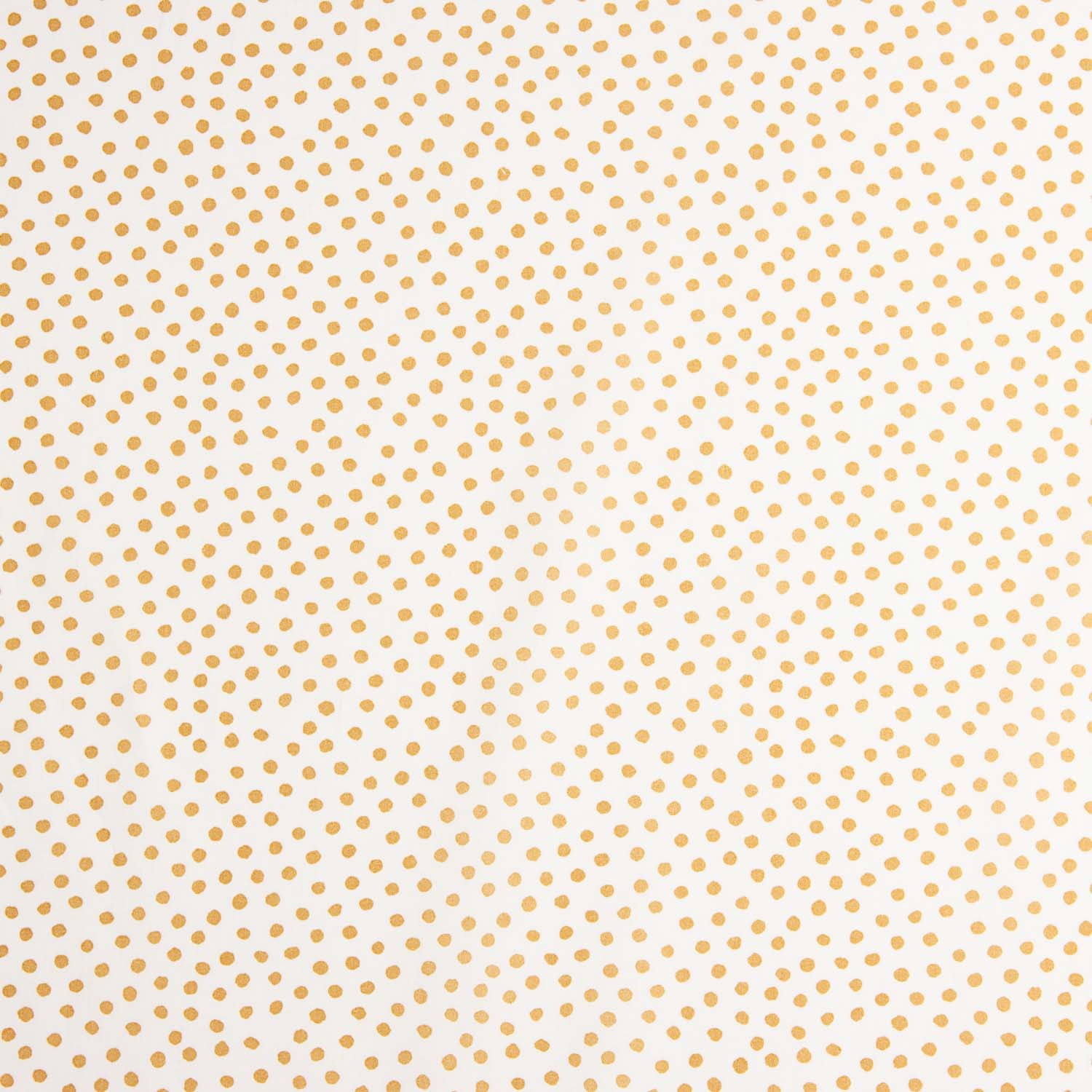Mustard Micro Dot Cotton Poplin - Ribes y Casals