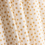 Mustard Micro Dot Cotton Poplin - Ribes y Casals