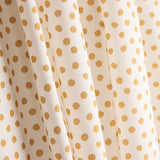 Mustard Micro Dot Cotton Poplin - Ribes y Casals