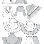 Patrón Burda 2514 Española - Ribes y Casals