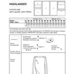Patrón Burda 2515 Escocés - Ribes y Casals