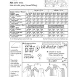 Patrón Burda 2527 Arlequín - Ribes y Casals