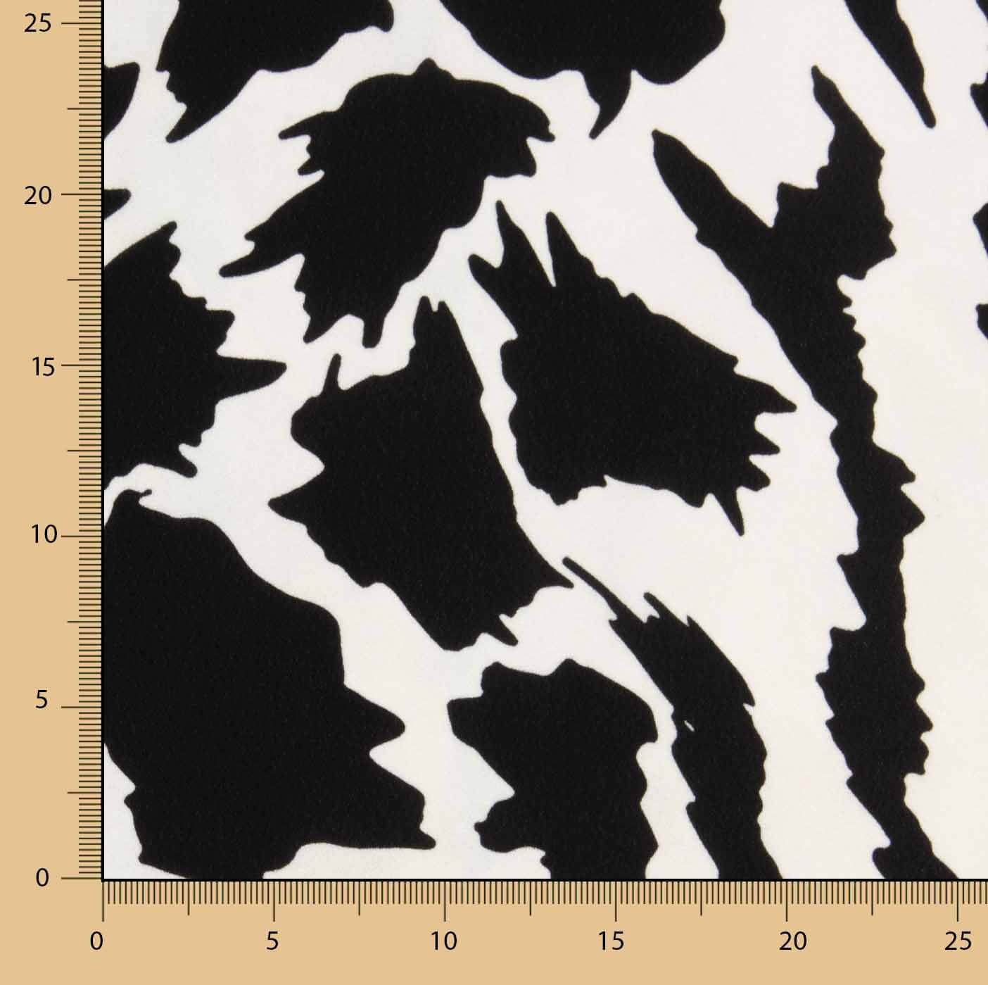 Abstract Leopard-Print Georgette Crepe - Ribes y Casals