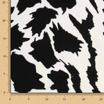 Abstract Leopard-Print Georgette Crepe - Ribes y Casals