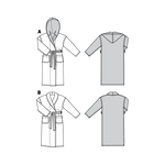 Burda Sewing Pattern 2662 Bathrobe - Ribes y Casals