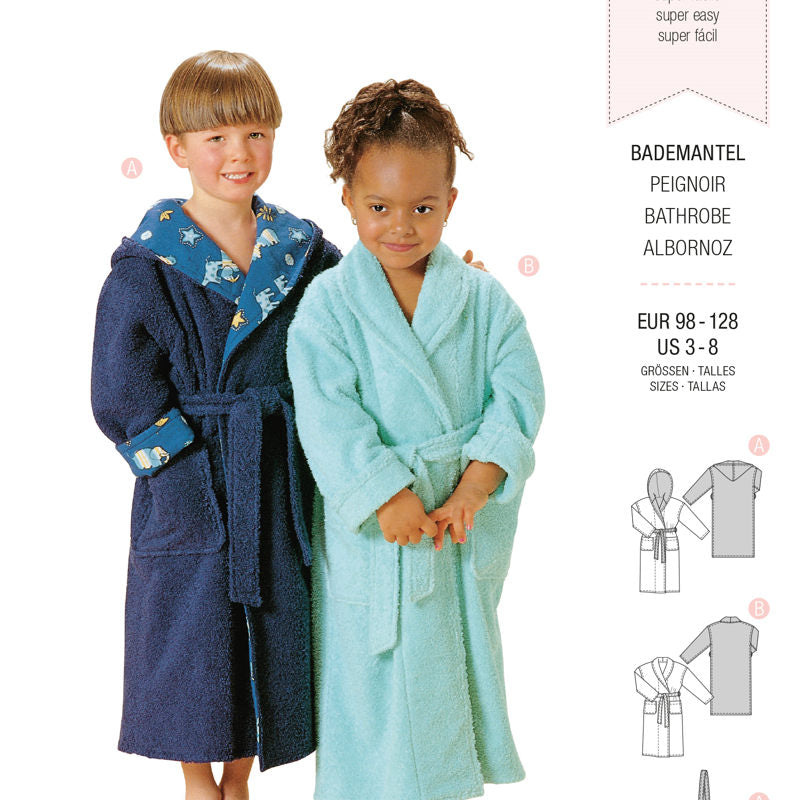 Burda Sewing Pattern 2662 Bathrobe - Ribes y Casals