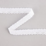 White Embroidered Batiste Trim Model 27513 – 10 mm - Ribes y Casals