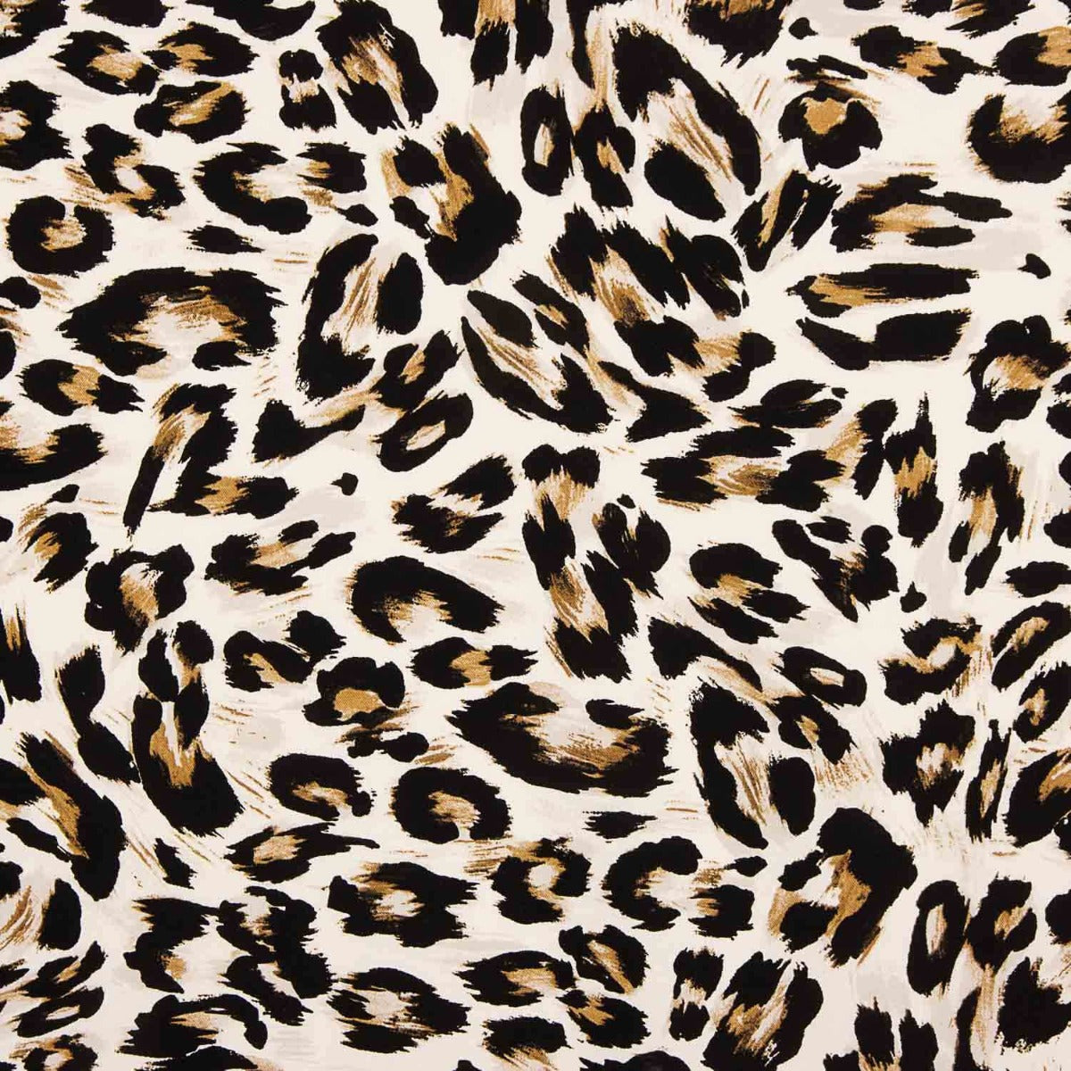 Classic Leopard Stretch Viscose Fabric - Ribes y Casals