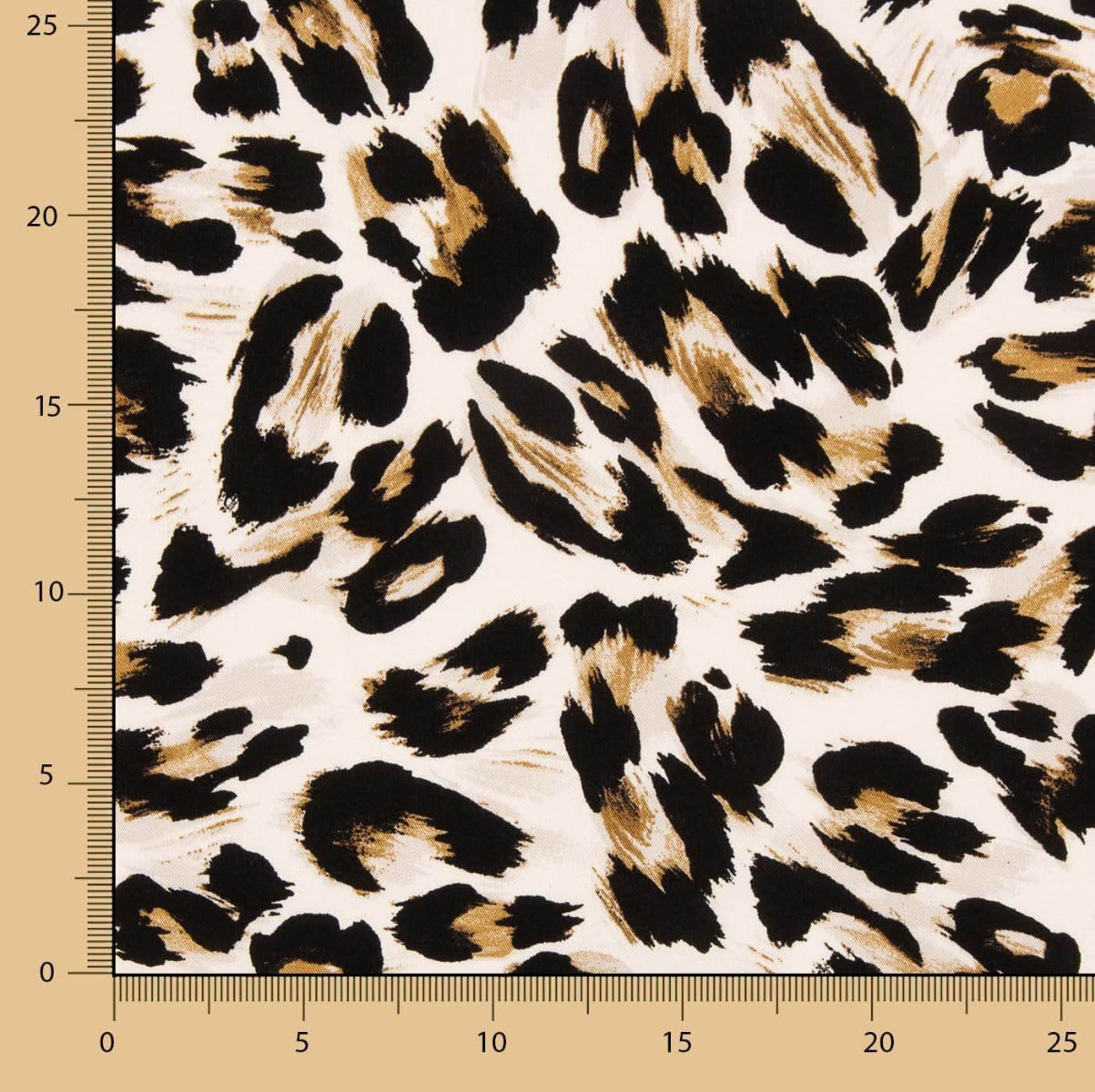 Classic Leopard Stretch Viscose Fabric - Ribes y Casals