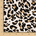 Classic Leopard Stretch Viscose Fabric - Ribes y Casals