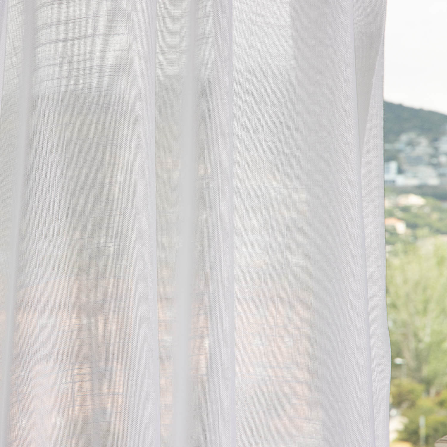 Setubal Natural White Sheer Curtain - Ribes y Casals