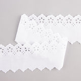 White Embroidered Batiste Trim Model 29011 – 80 mm - Ribes y Casals