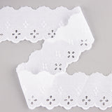 White Embroidered Batiste Trim Model 29020 – 50 mm - Ribes y Casals