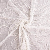 White Tulle Bridal Beading with Pearl Gradient – Elegance - Ribes y Casals