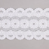 White Embroidered Batiste Trim, Model 29098 – 85 mm - Ribes y Casals