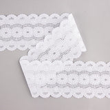 White Embroidered Batiste Trim, Model 29098 – 85 mm - Ribes y Casals