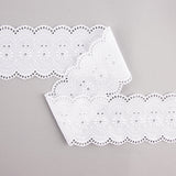 White Embroidered Batiste Trim Model 29128 – 75 mm - Ribes y Casals