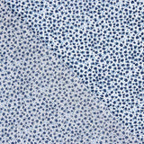 Blue Micro Floral Cotton Poplin - Ribes y Casals