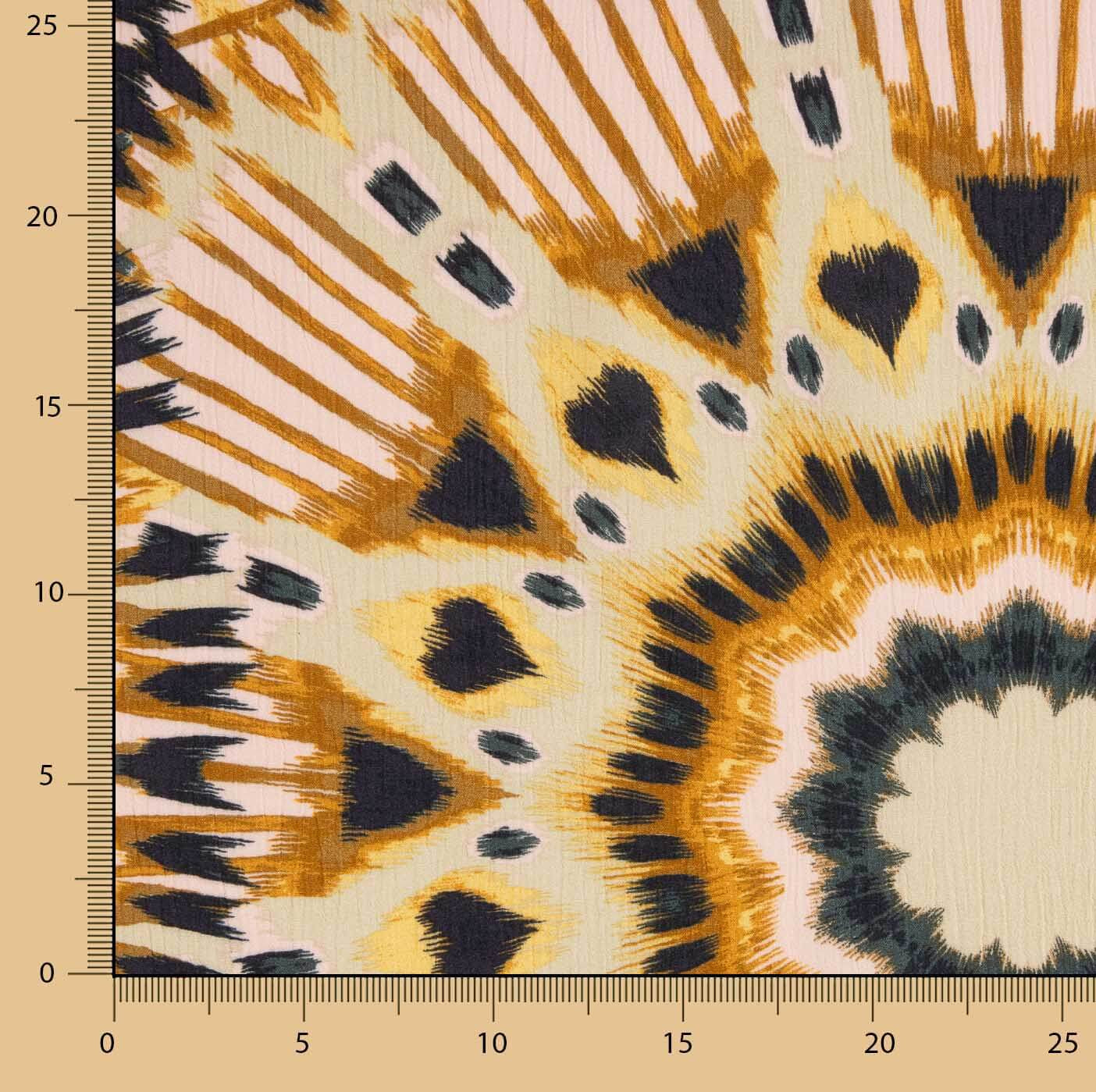 Tribal Sun Print Bamboo Viscose - Ribes y Casals