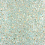 Abstract Brocade Aquamarine and Gold - Ribes y Casals