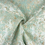 Abstract Brocade Aquamarine and Gold - Ribes y Casals