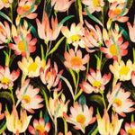 Viscose Crepe Printed with Night-Blooming Flowers - Ribes y Casals