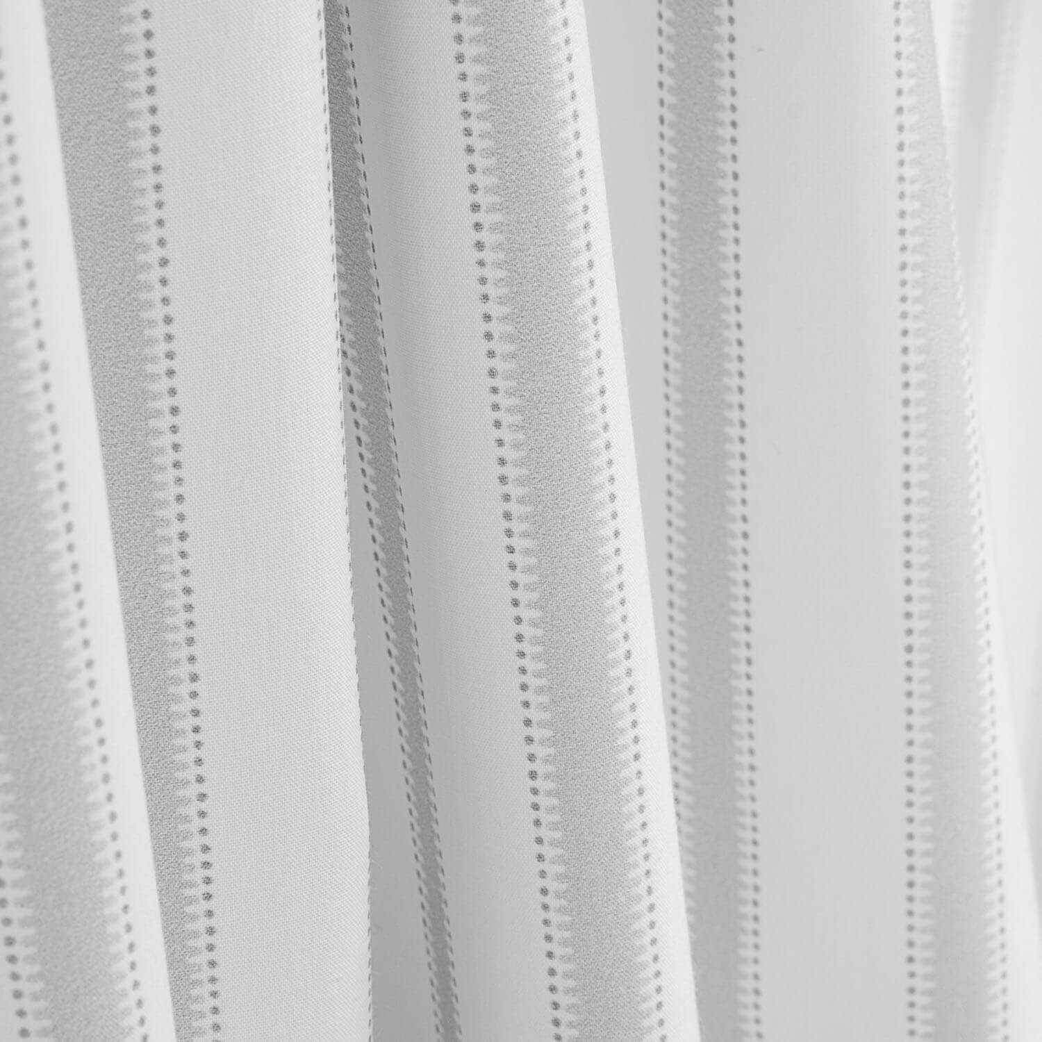 Doots Stripe grey printed percale - Ribes y Casals