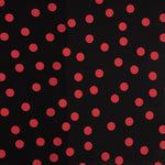 Koshibo Polka Dots 15mm Black-Red - Ribes y Casals
