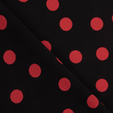 Koshibo Polka Dots 15mm Black-Red - Ribes y Casals