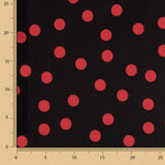 Koshibo Polka Dots 15mm Black-Red - Ribes y Casals