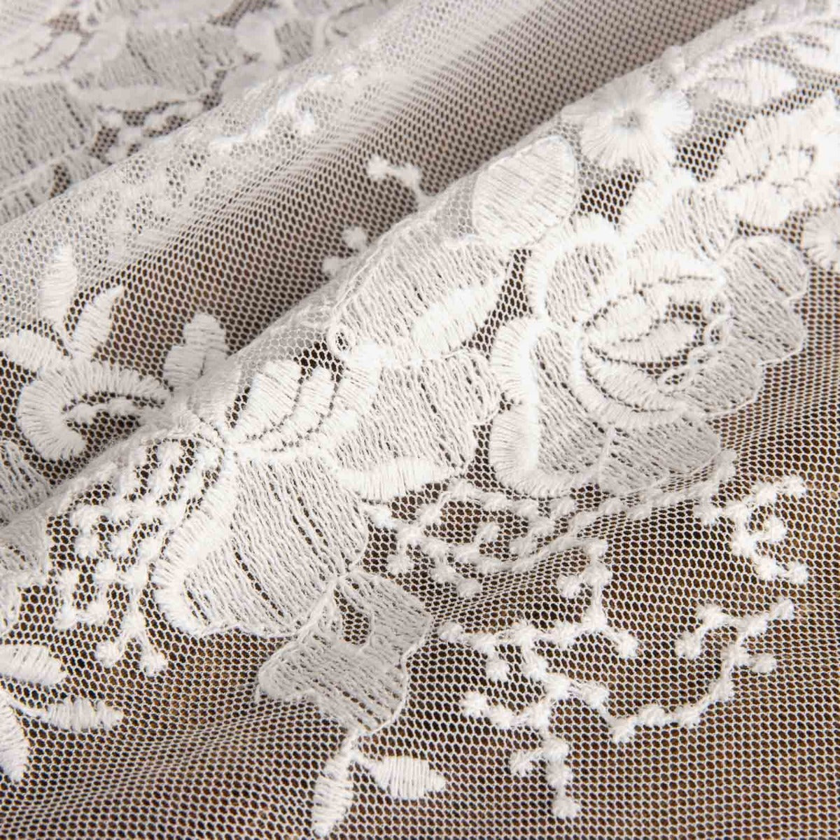 Embroidered Floral Tulle “Rosaire” - Ribes y Casals